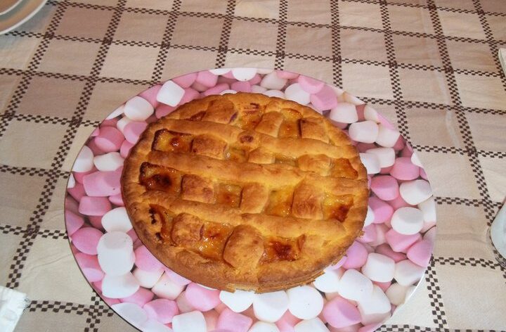 crostata con lemon curd