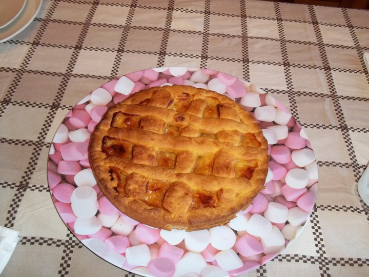 crostata con lemon curd