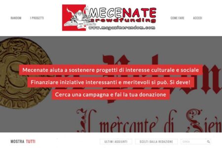 Mecenate. Il crowdfunding di Magazine Random