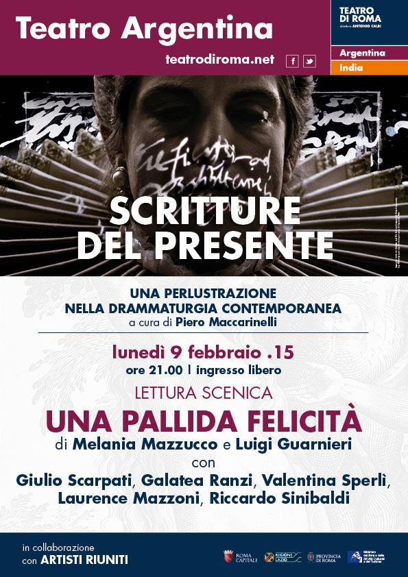 Una pallida felicità | Teatro Argentina