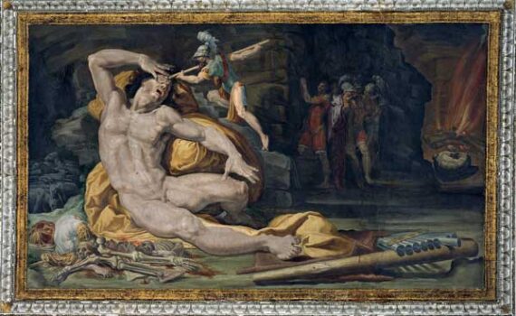 "Ulisse e Polifemo", Pellegrino Tibaldi, 1550